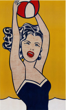 Roy Lichtenstein, Ragazza con Palla